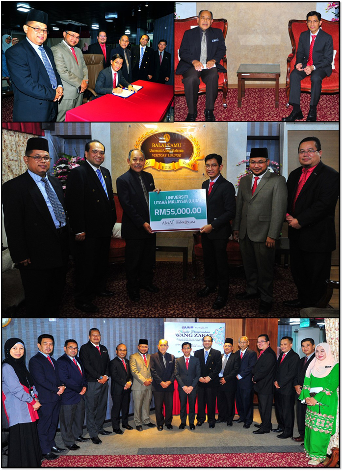 UUM Receives Zakat Contributions Amounting To RM 55,000 From Bank Islam